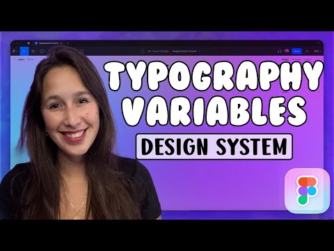 Design System Typography variables in Figma | Figma 2024
