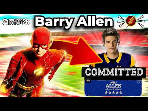I Put THE FLASH in College Football 26! (Road to Glory)