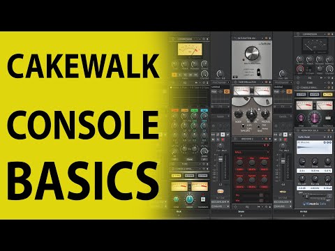 How To Use Cakewalk by Bandlab - Console and ProChannel Basics