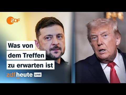 Trump und Selenskyj in Florida: Druck auf Putin im Ukraine-Krieg? | Militärexperte bei ZDFheute live