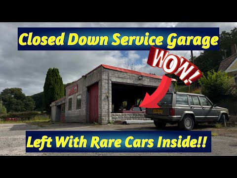 I Found A Closed Down Time Capsule Service Garage & Some Rare Cars STILL Inside! Unbelievable Find!