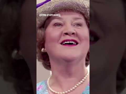 There’s a bucket hat joke here somewhere… #keepingupappearances #hyacinthbucket #britbox
