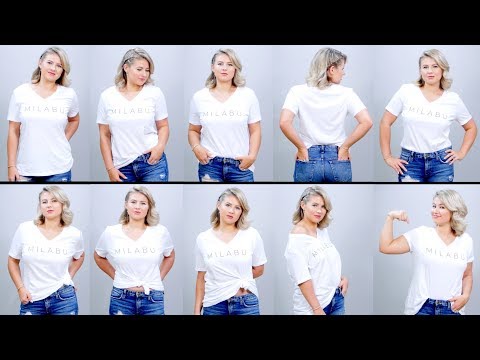 10 DIFFERENT WAYS TO WEAR A T-SHIRT | Milabu