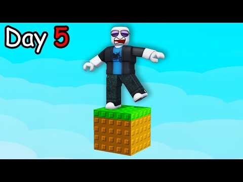 i survived Roblox one block...