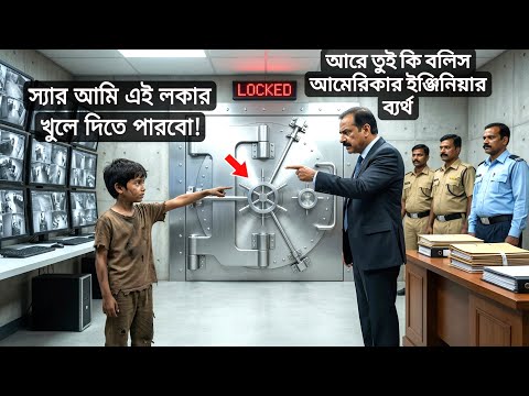 গরীব ছেলেটি বলল ‘আমি এই তিজোরি খুলতে পারি স্যার;কোটিপতি- যদি খুলে দাও ১০০ কোটি দেব.