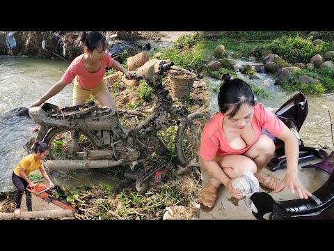 The 30-year-old motorbike restorer was found on the bank of a stream along with many other vehicles