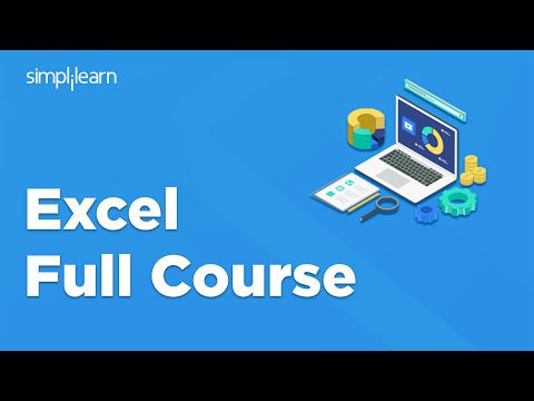 Excel Full Course | Excel Tutorial for Beginners | Excel Functions and Formulas | Simplilearn
