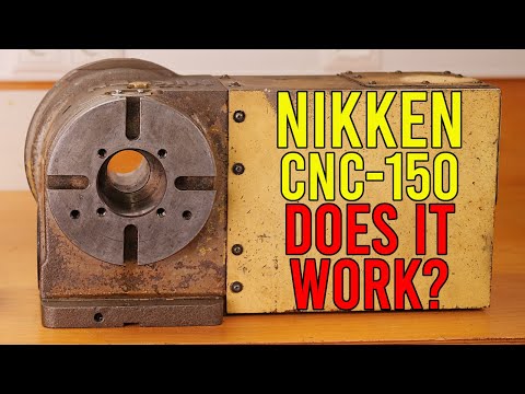 I bought an old CNC rotary table -  Nikken CNC150 Ep.1 || RotarySMP
