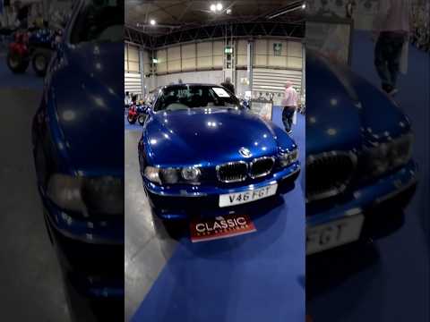 BMW E39 M5 in blue NEC Classic Car Show Iconic auctioneers