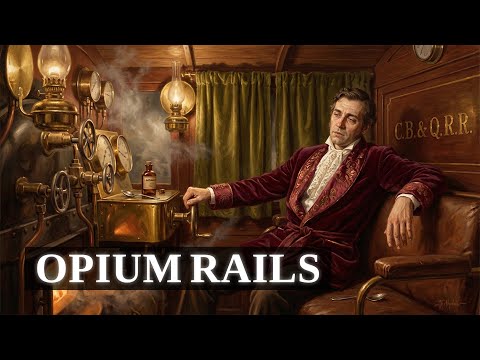 How the Opium Trade Built America's Railroad Empire | History For Sleep