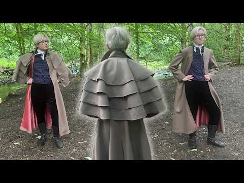 Sewing A Historically Inspired Regency Gentleman's Coat (and getting totally carried away by capes)
