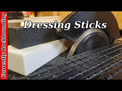 Do Dressing Sticks Work? // Testing Lapidary Saw Blade Sharpening Sticks