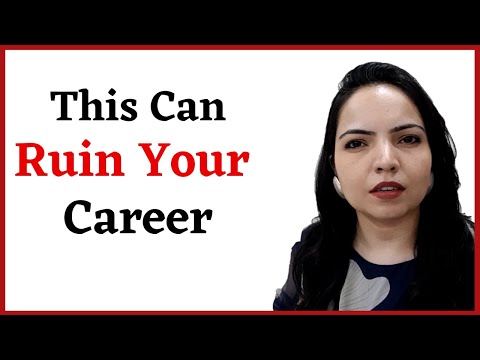 5 Things, That are an Absolute NO! ❌ (else your Career will Suffer Forever)🛑 😭