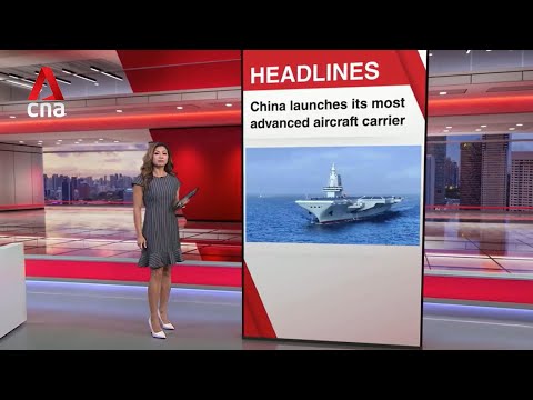 China launches its third and most advanced aircraft carrier Fujian | East Asia Tonight (Nov 7)