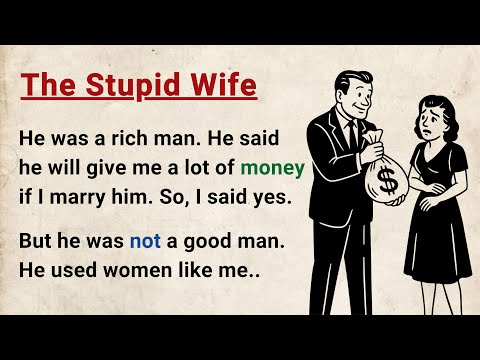 Learn English through Stories Level 3 ⭐ The Stupid Wife - Improve your English | English Audio Story