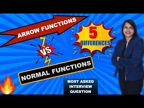 arrow function vs normal function javascript | Javascript Interview questions and answers in hindi