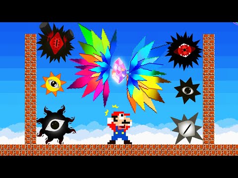 Mario vs Suika | Mr.Sun PHASE 100 with SECRET Diamonds! (Sprunki Compliation)