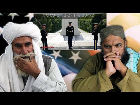 Tribal People React to Changing of the Guard - Tomb of The Unknown Soldier
