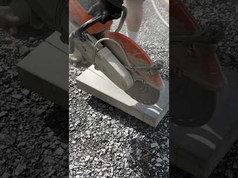 My first attempt curved cut. #pavers #patio #diy