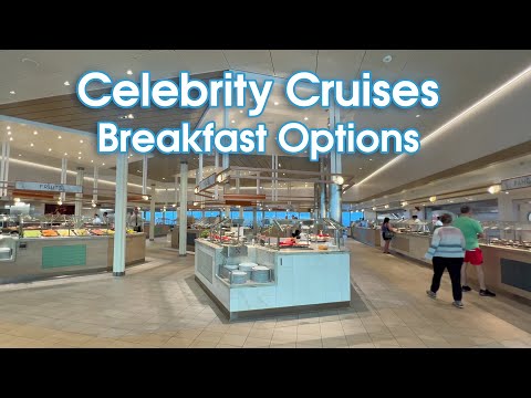 Celebrity Cruises Breakfast Food Tour (Buffet, MDR, Spa Café, Eden Café, Room Service)