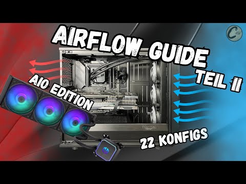 Der OPTIMALE AIRFLOW im Gehäuse | Teil 2 - AIOs | Airflow Guide 2024