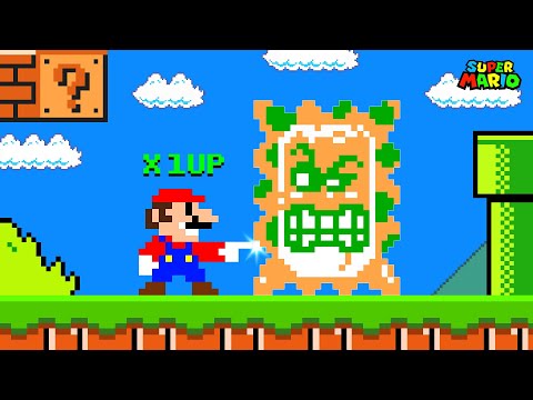 Super Mario Bros., But Mario Can Turn Anything He Wants into a 1-UP Mushroom (Part 2)