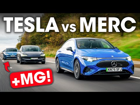 NEW Mercedes CLA vs Tesla Model 3 vs MG IM5: which is REALLY best?