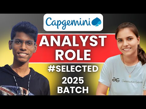 Capgemini Analyst Role Interview Experience | Capgemini Selected Student Interview Experience #jobs