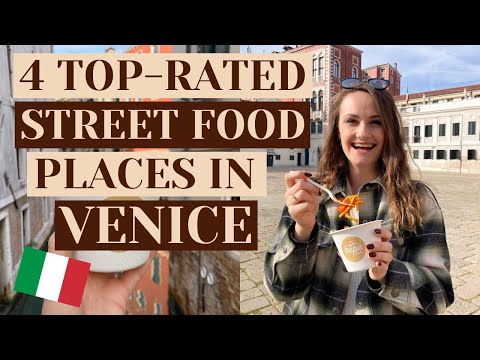 TOP 4 STREET FOODS IN VENICE 🇮🇹 (ON A BUDGET! 🤑)