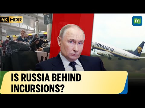 Denmark Closes Airports After Suspected Drones Over Aalborg | Russia | 4K