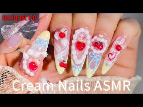 Whipped Cream Nail ASMR 🍰 Secret to Removing Art but Keeping Extensions‼️‼️ Nail Art