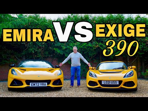 Lotus EMIRA VS EXIGE 390 | ULTIMATE COMPARISON!