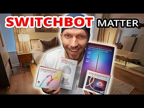 SwitchBot Matter Lights - Complete Bedroom Lighting Setup