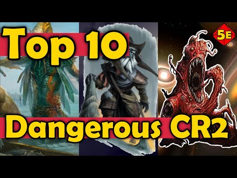 Top 10 Most Dangerous Low CR monsters Part 2 (CR 2 Creatures) DnD 5E