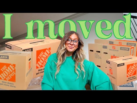 I moved... again. | moving across country vlog 📦🚚