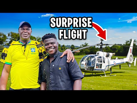 A Suprise Helicopter Flight With The Vice President Of Suriname
