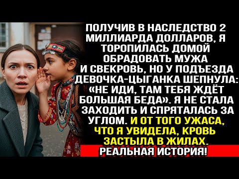 Унаследовав $2 млрд я шла домой, но цыганка шепнула: «Не ходи, там беда». Заглянув в окно, я обмерла