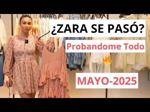 Me probé la NUEVA COLECCIÓN de ZARA Primavera-Verano + Vestidos de Fiesta 🌸✨ | Haul ZARA Mayo 2025