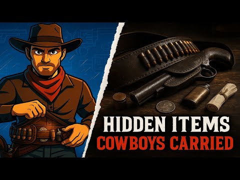 15 HIDDEN Items Cowboys Kept in Their Gun Belts