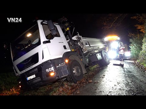 VN24 - Scariest rescue ever seen - Truck threatens to slide down hill