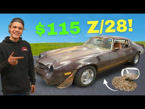 I Bought And FIXED My 4-Speed Z/28 Camaro For UNDER $115!
