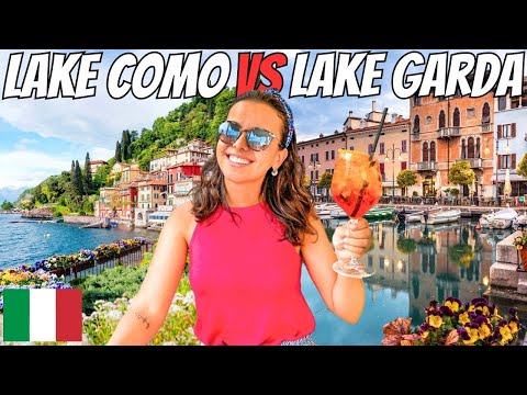 Which is Best? Lake Como vs Lake Garda Travel Guide! 🇮🇹 (Bellagio, Malcesine, & more)