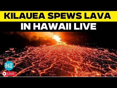 LIVE: Mount Kilauea Volcano Erupts Again In Hawaii | Kilauea Volcano | Kilaue Volcanic Eruption 2025