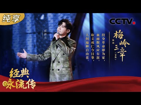 郑棋元铿锵演唱陈毅元帅《梅岭三章》 重温峥嵘岁月 致敬英勇的革命先辈！| CCTV「经典咏流传 第四季」