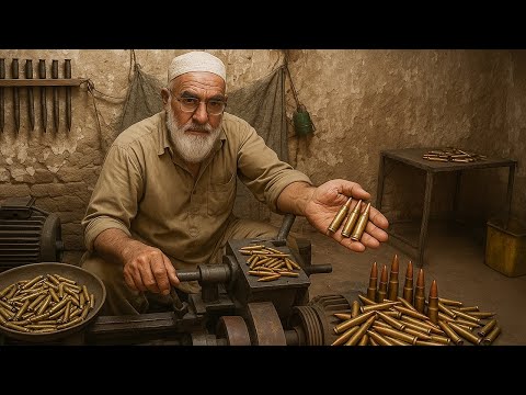 Process of Making High-Power Bullets By Old Man | How Ammo Are Made | Inside Mass Production Factory