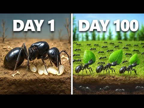 Simulating an Ant Colony For 100 Days