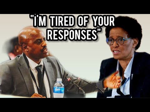 Watch: Questioning Turns Heated: Adv. Sello vs. Comm. Mkhwanazi "I'm Tired of your responses"  