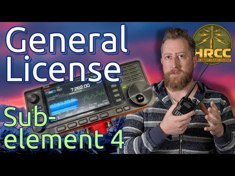 Amateur Radio Practices: Ham Radio General License Prep Sub-Element 4 (Valid until June 30, 2027)
