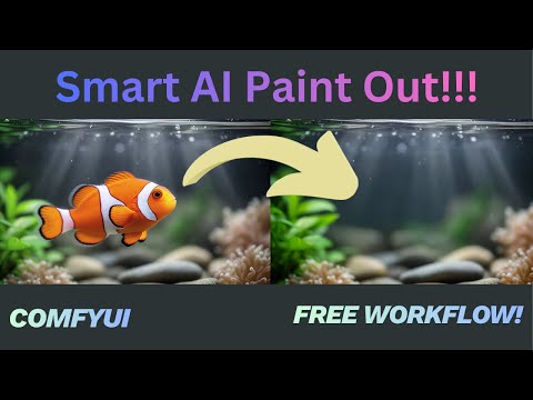 REMOVE ANYTHING from a video! Smart AI Paint out in Comfyui