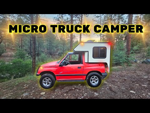 TOUR MY MICRO TRUCK CAMPER (Worlds Smallest)